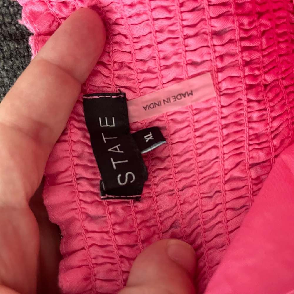 1. State Pink Eyelet Spaghetti-Strap Maxi Dress - Picture 7 of 10